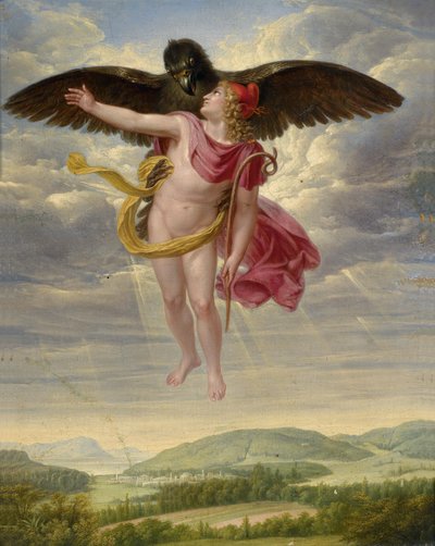 De ontvoering van Ganymedes door Sigmund Ferdinand Ritter von Perger